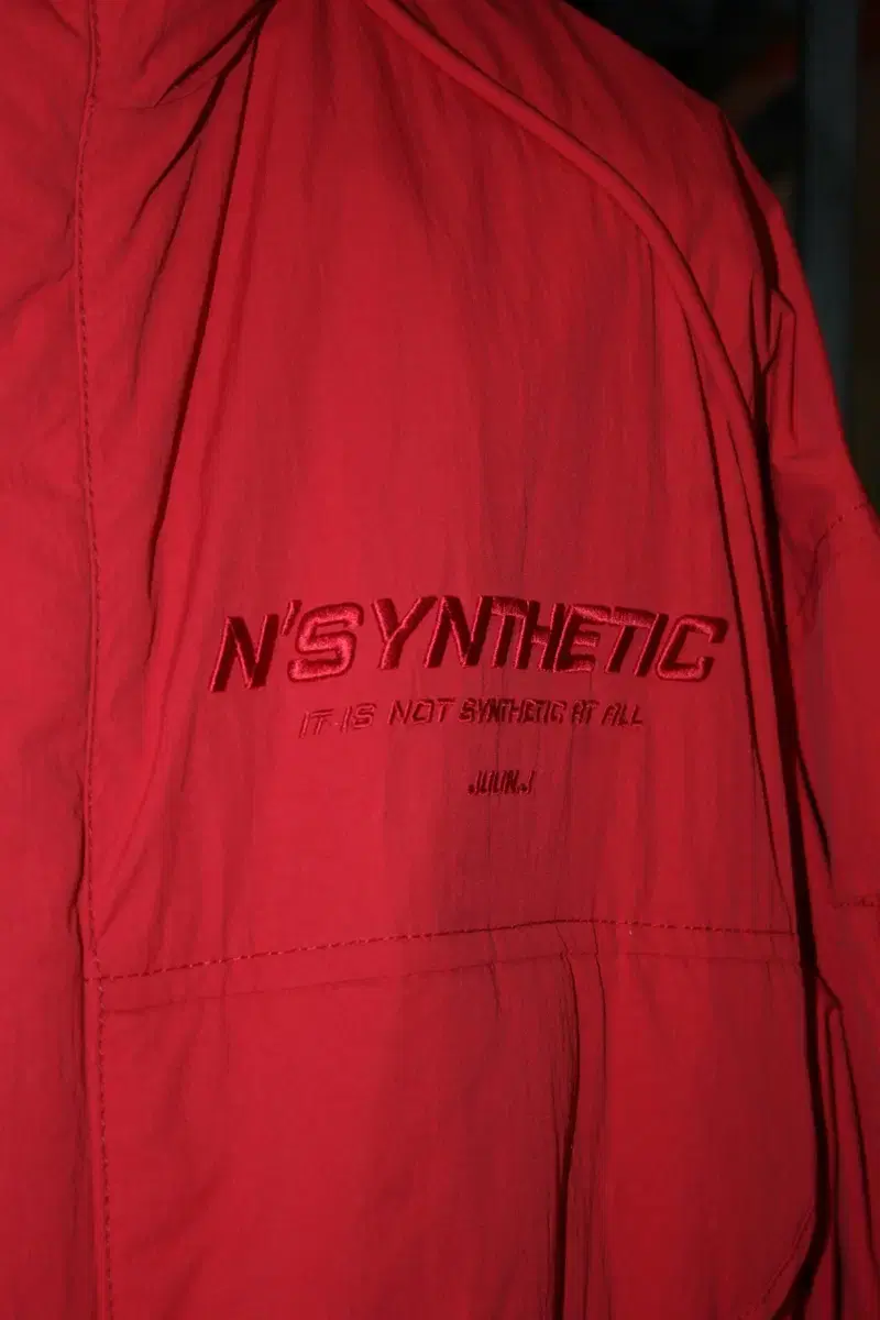 준지 RED NSYNTHETIC 자켓