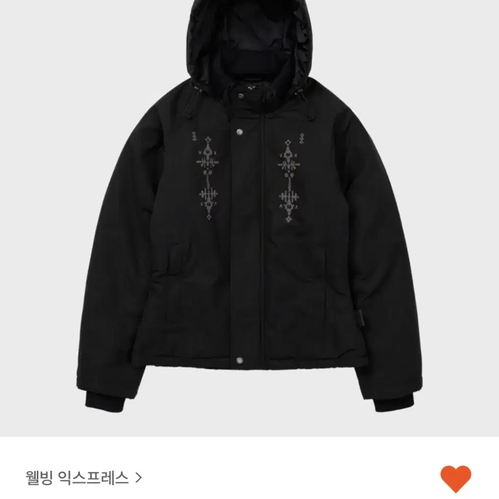 (구해요)웰빙익스프레스 Embroidered Field Parka