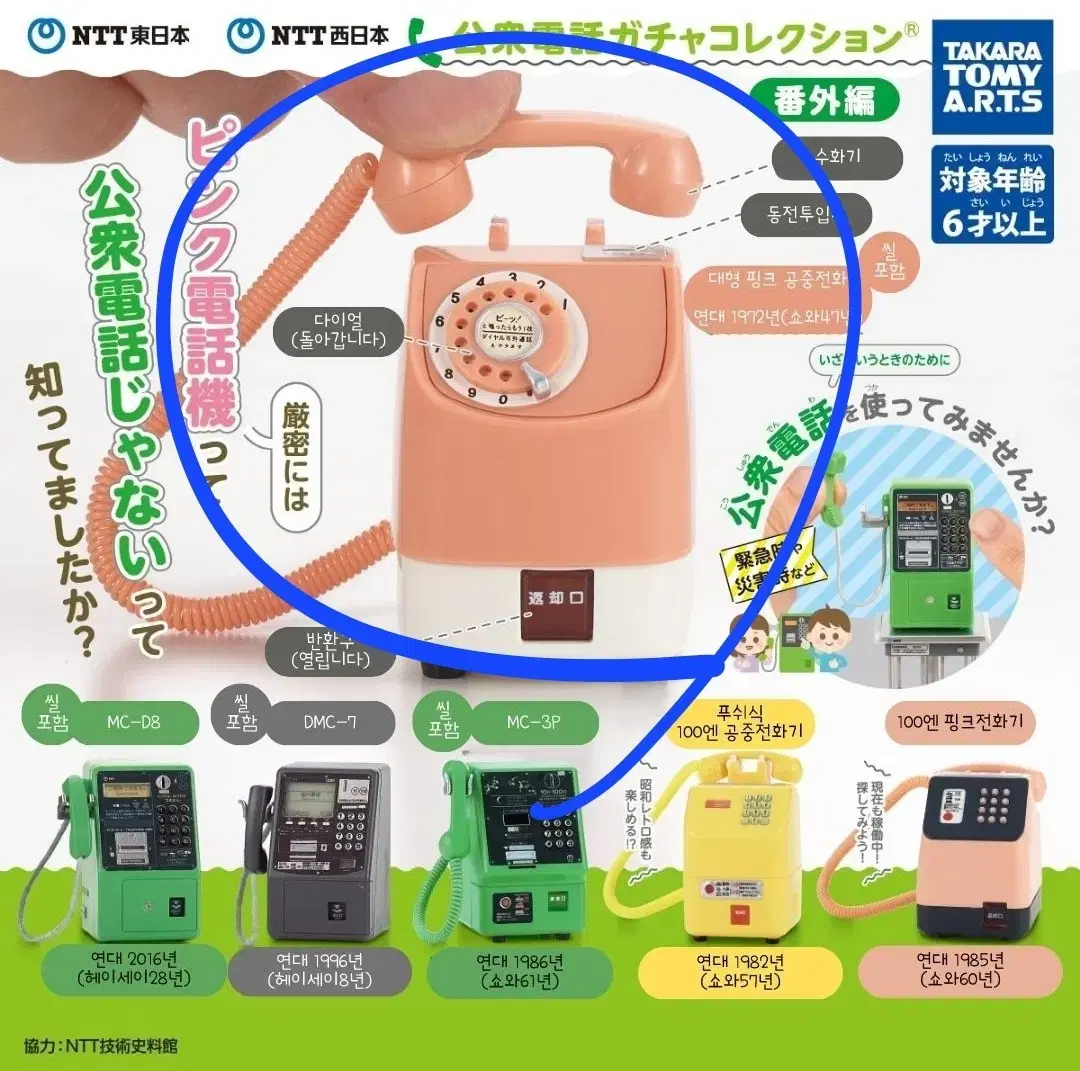 Takaratomi Japanese Public Telephone Gacha