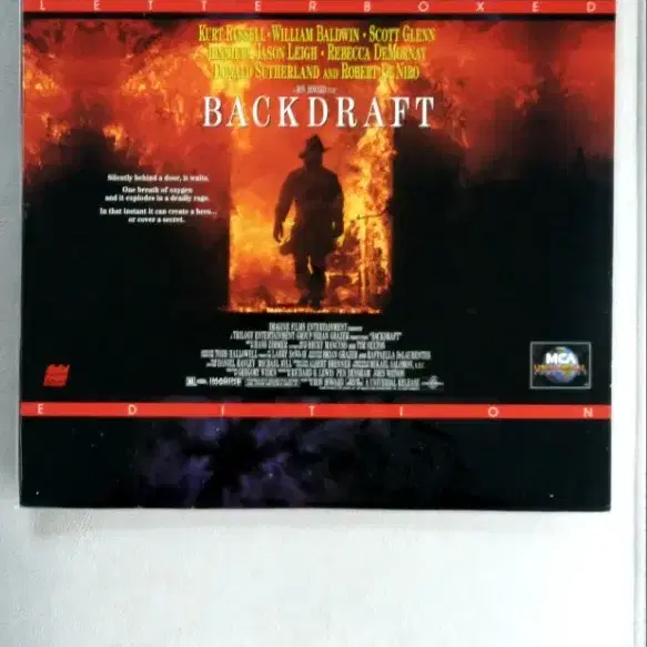 [수입LD] 분노의 역류 BACKDRAFT 레이저디스크 (91년)