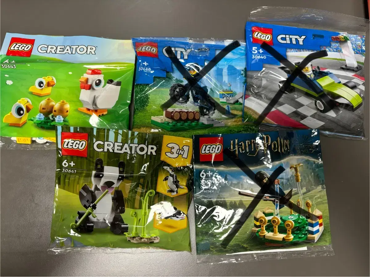 LEGO polybags $3 each