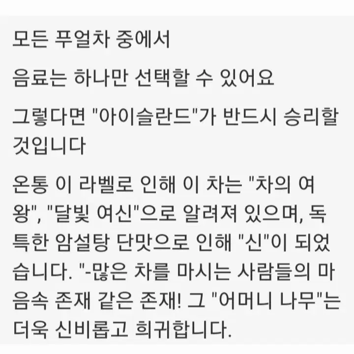 빙도지계 보이차