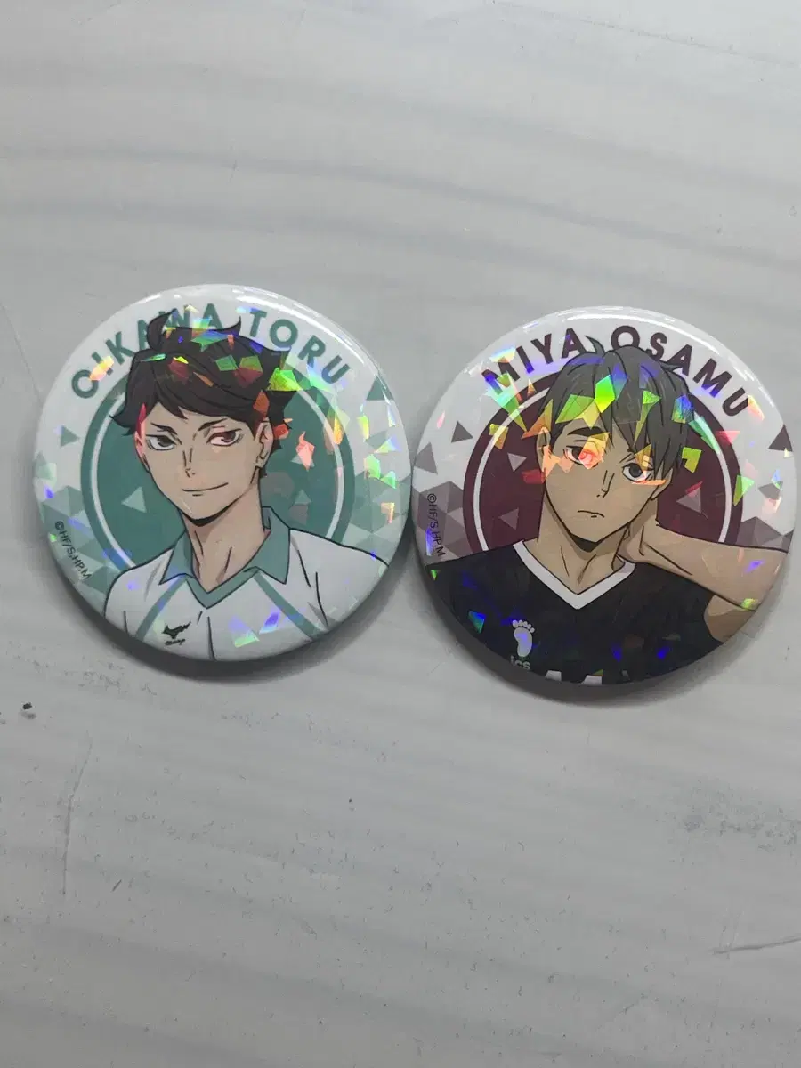 Haikyuu Osamu Oikawa Badge Hologram