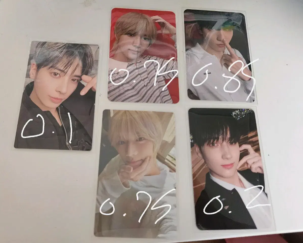 txt photocard wts soundwave oliveyoung soobin beomgyu taehyun hueningkaiyeonjun