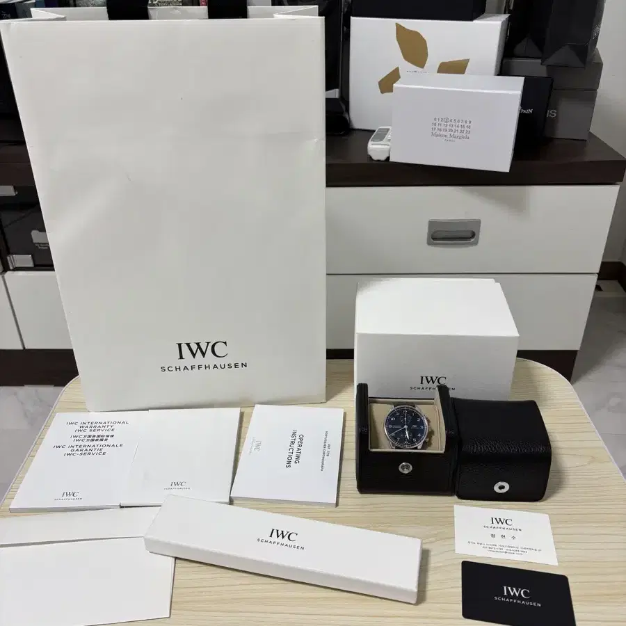 IWC 포르투기저 신형 검판 시계 오버홀 완료 한 새상품 급 판매