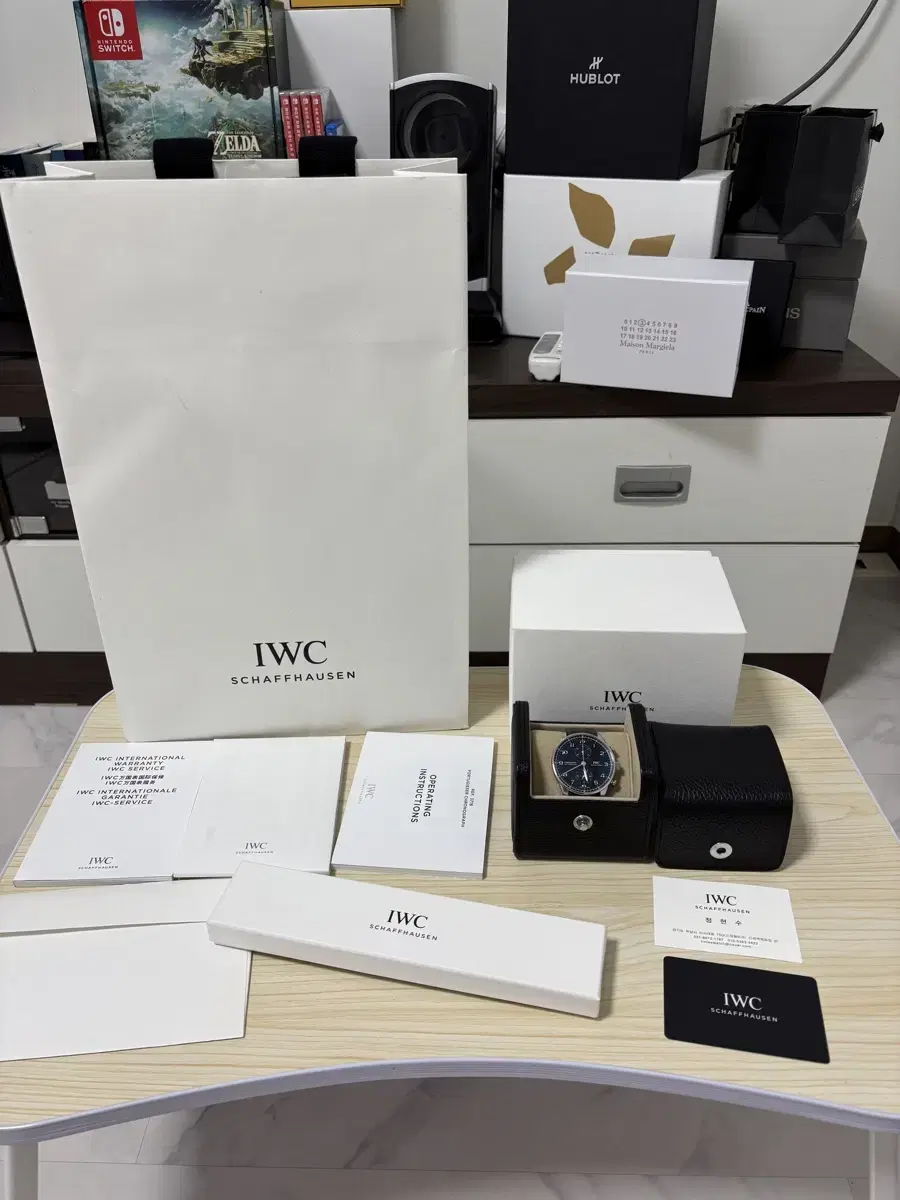 IWC 포르투기저 신형 검판 시계 오버홀 완료 한 새상품 급 판매