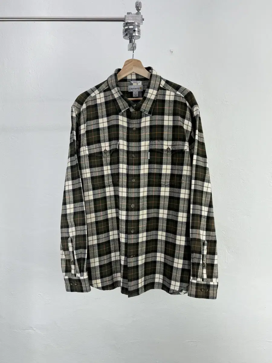 Calhart Slim Fit Twin Flap Pocket Check Shirt