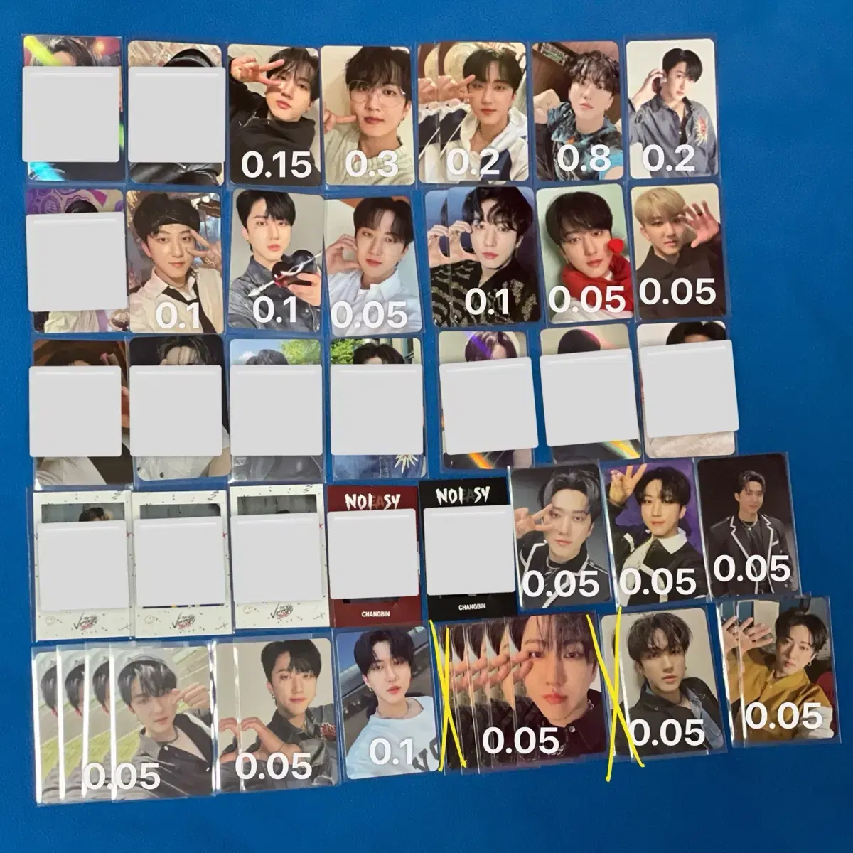 Straykids skz changbin Maxident Rockstar unreleased photocard Alpo Photocard