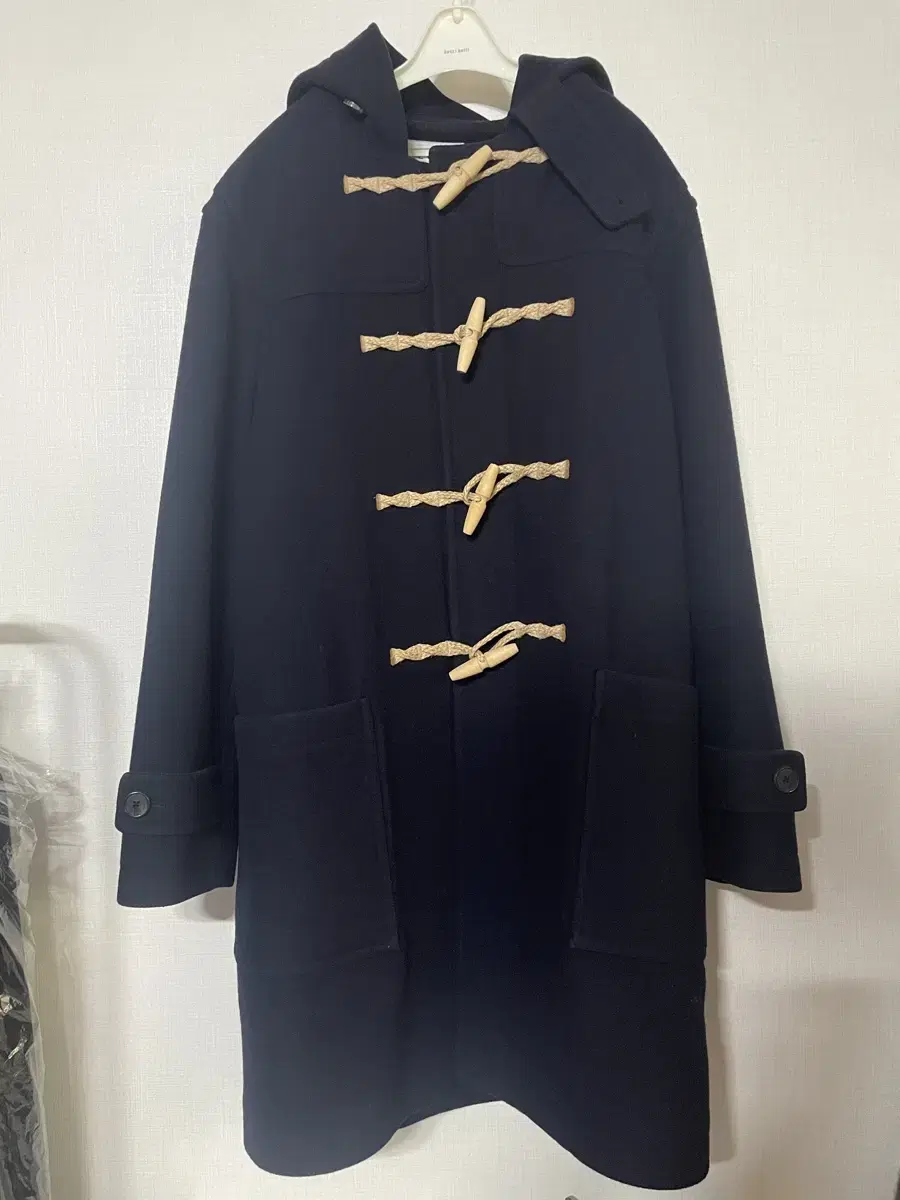 Lo-fi Duffel Coat Navy (XL)