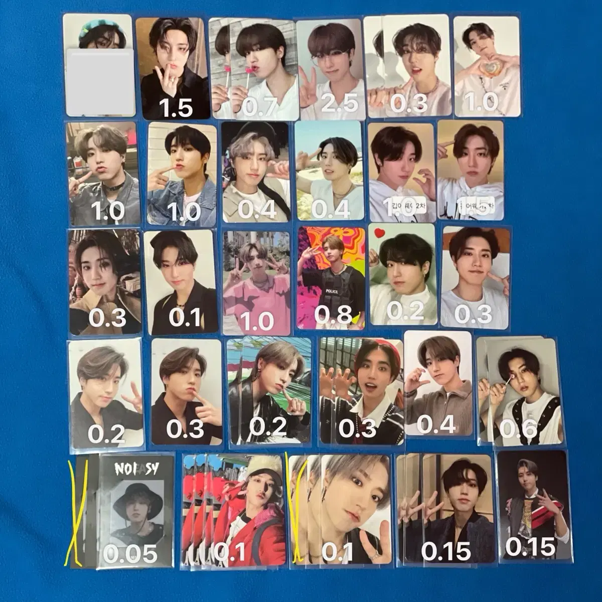 Straykids skz han Maxident Rockstar unreleased photocard Alpo Photocard