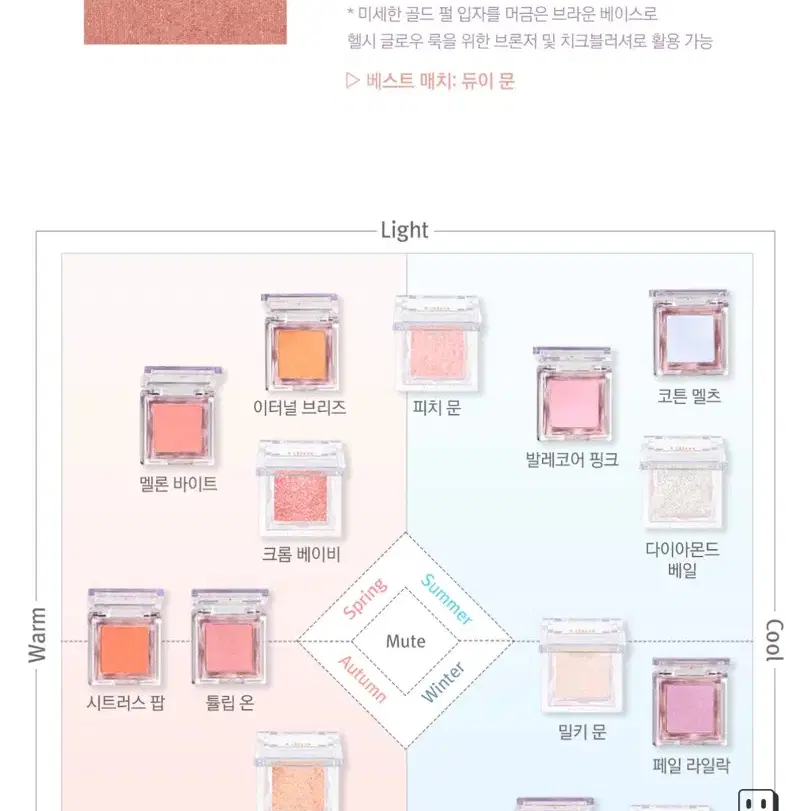 글린트 베이크드 블러쉬 번트시에나