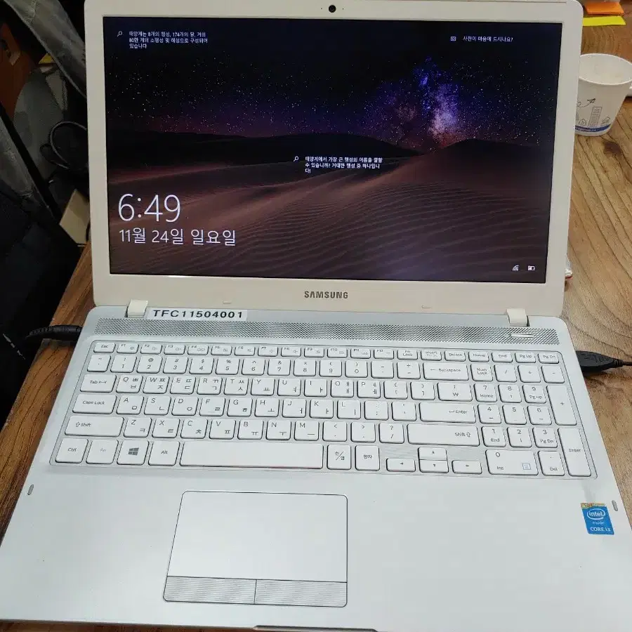 삼성노트북 (nt500r5k)i3. 5세대