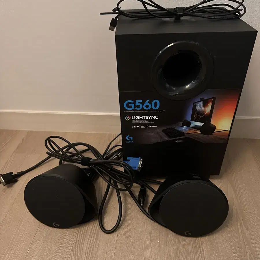 G560 로지텍 스피커