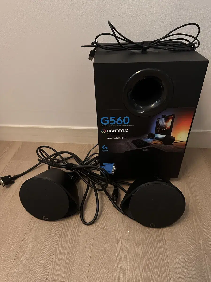 G560 로지텍 스피커