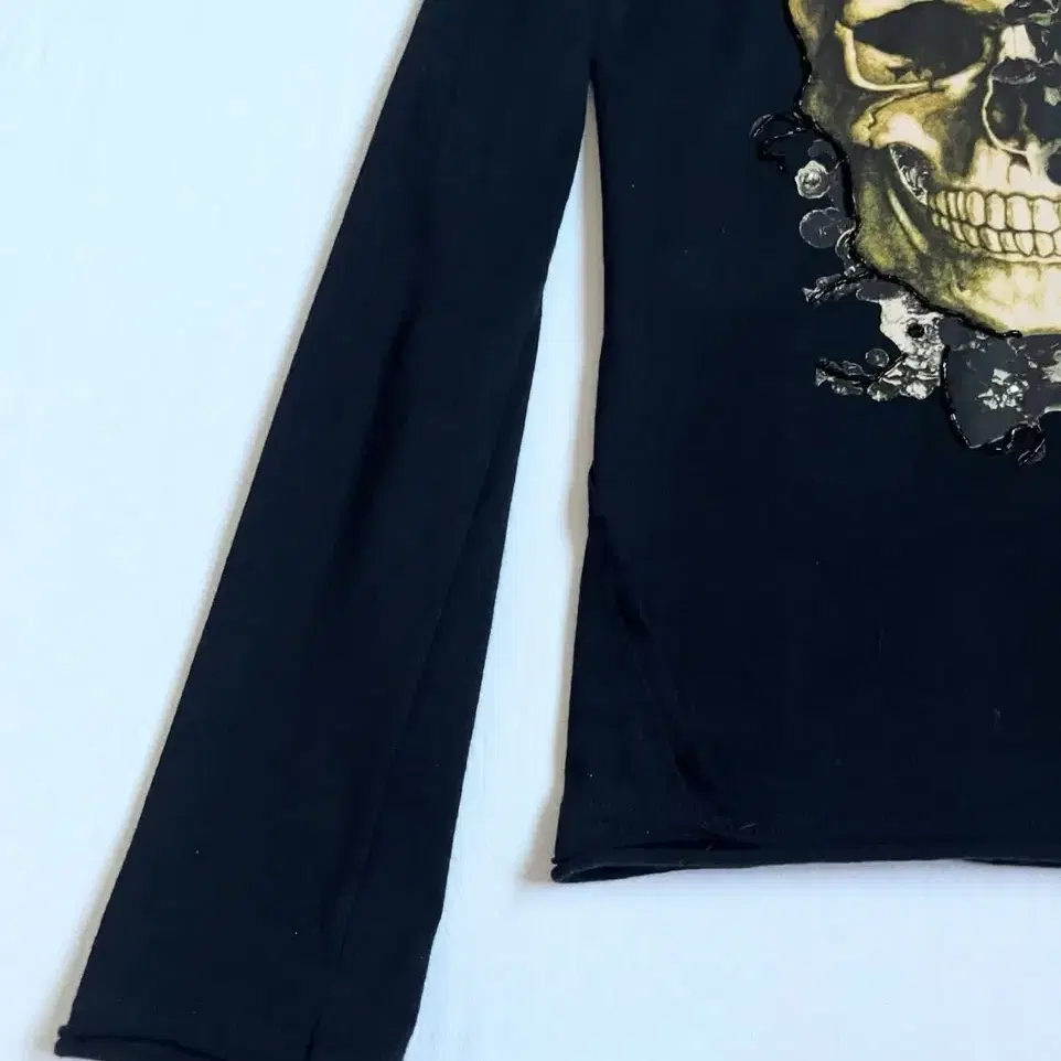 Johnny Wolf Skull Printed Long Cutsew