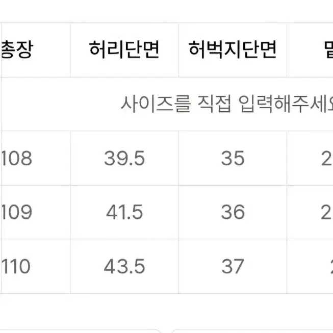 쿠어 더블니 팬츠 판매합니다