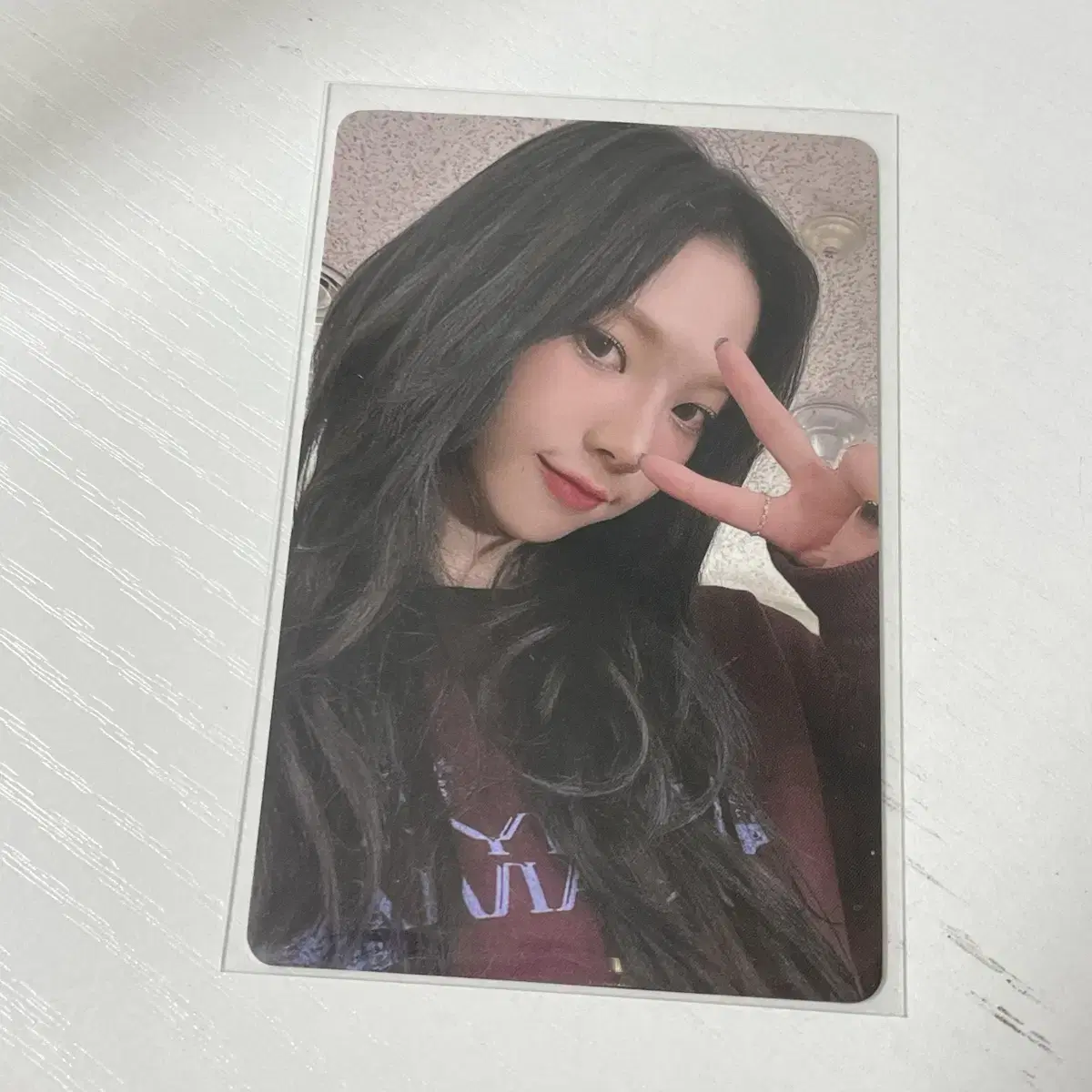 aespa drama yizhiyu karina photocard