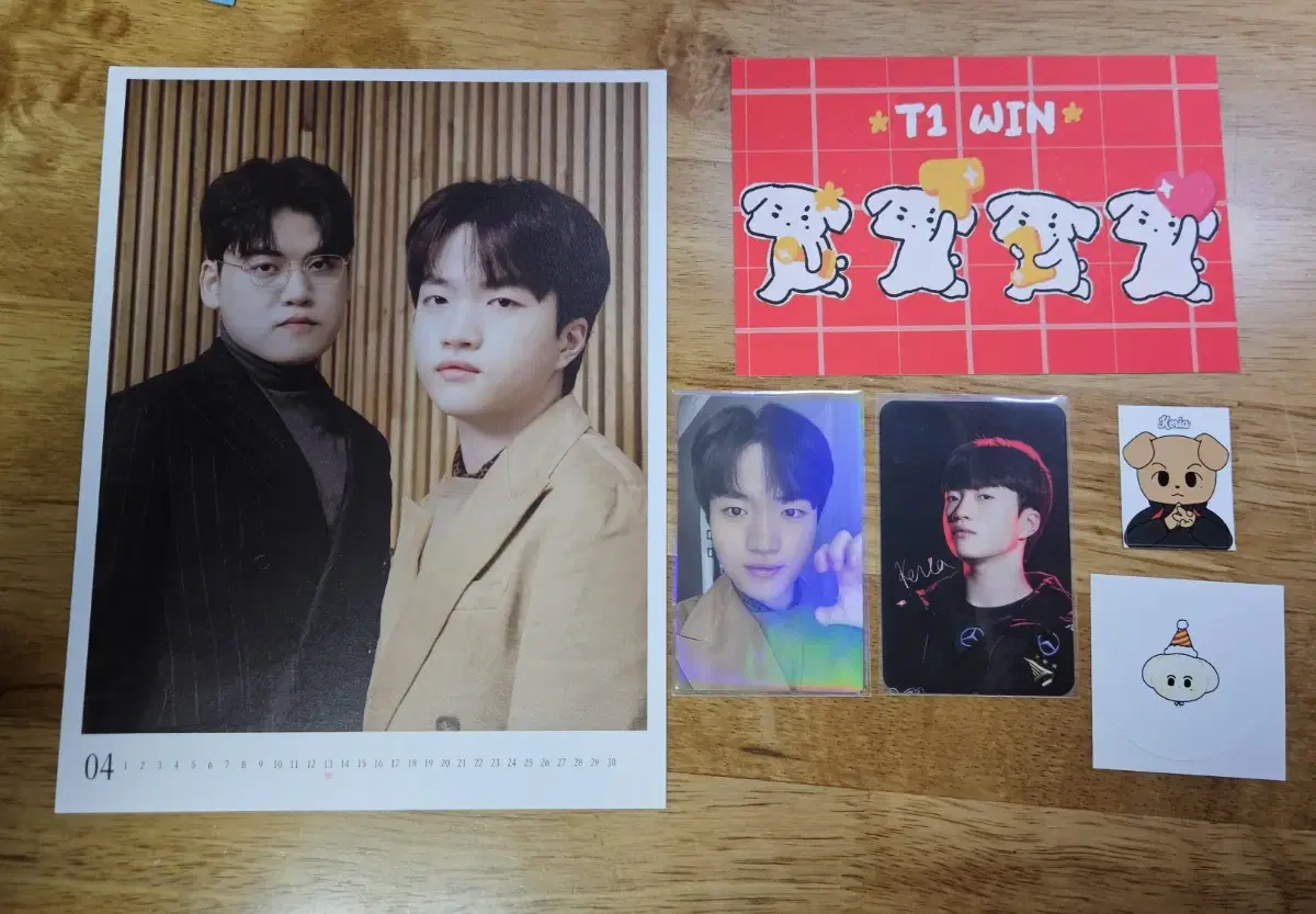 T1 Keria 24 seasons greetings photocard unofficial goods Bulk