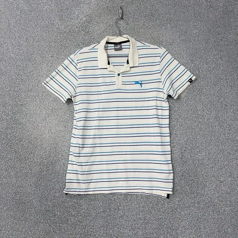 Puma Striped Logo Short Sleeve Karati L