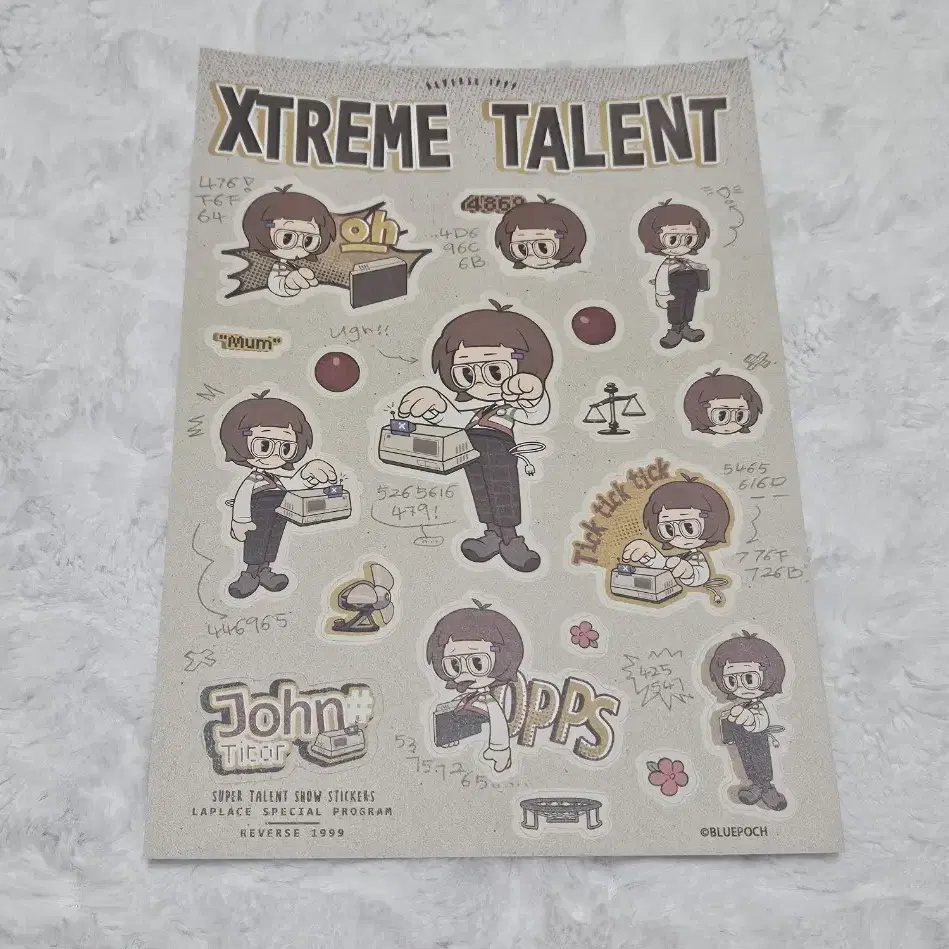 리버스 1999 존 티토 XTREME TALENT 스티커