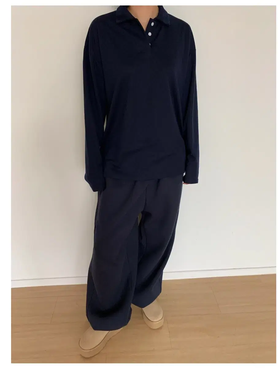 플라시드 stable jogger pants 조거 팬츠 Navy