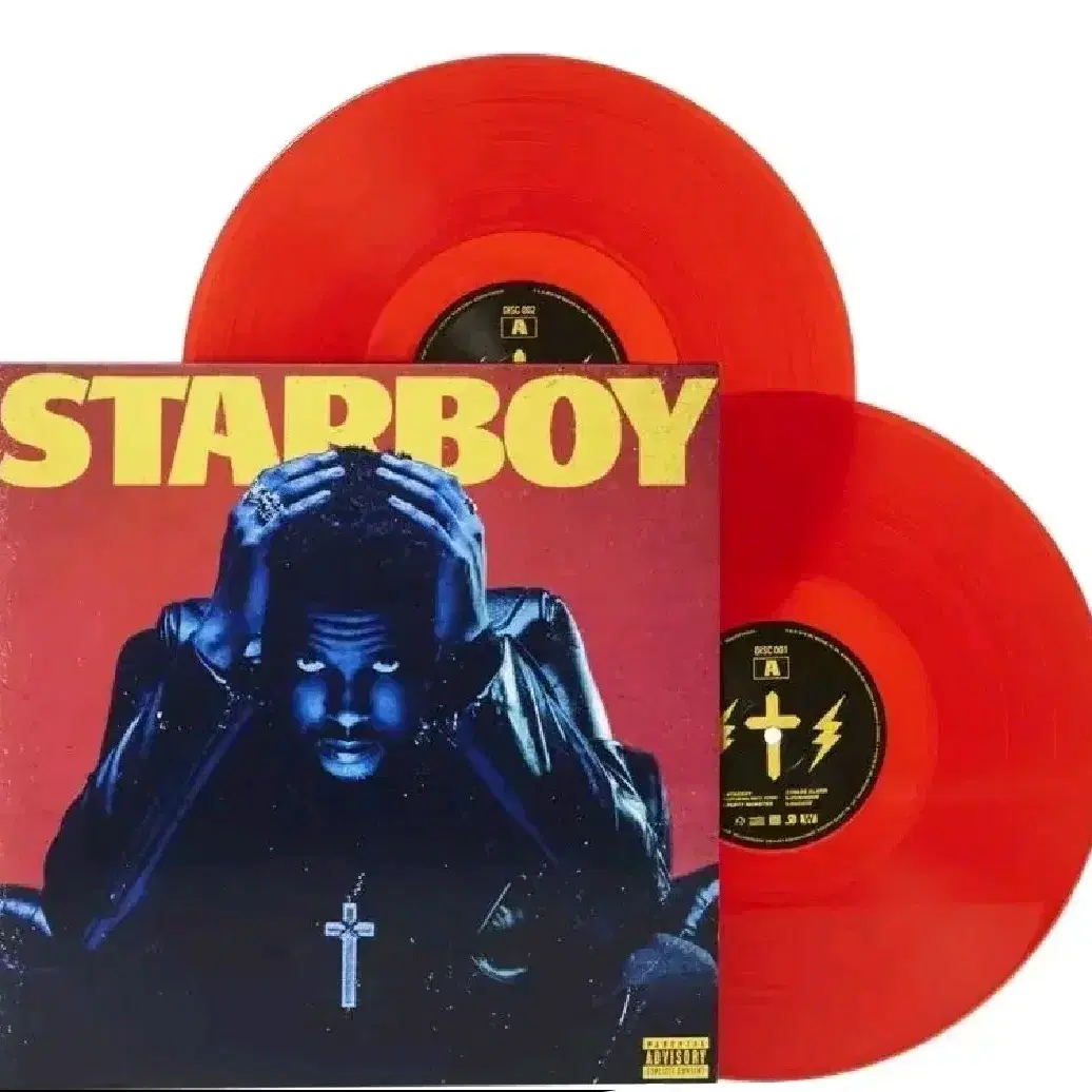 The Weeknd 위켄드 Starboy 반투명 레드반 미개봉 LP