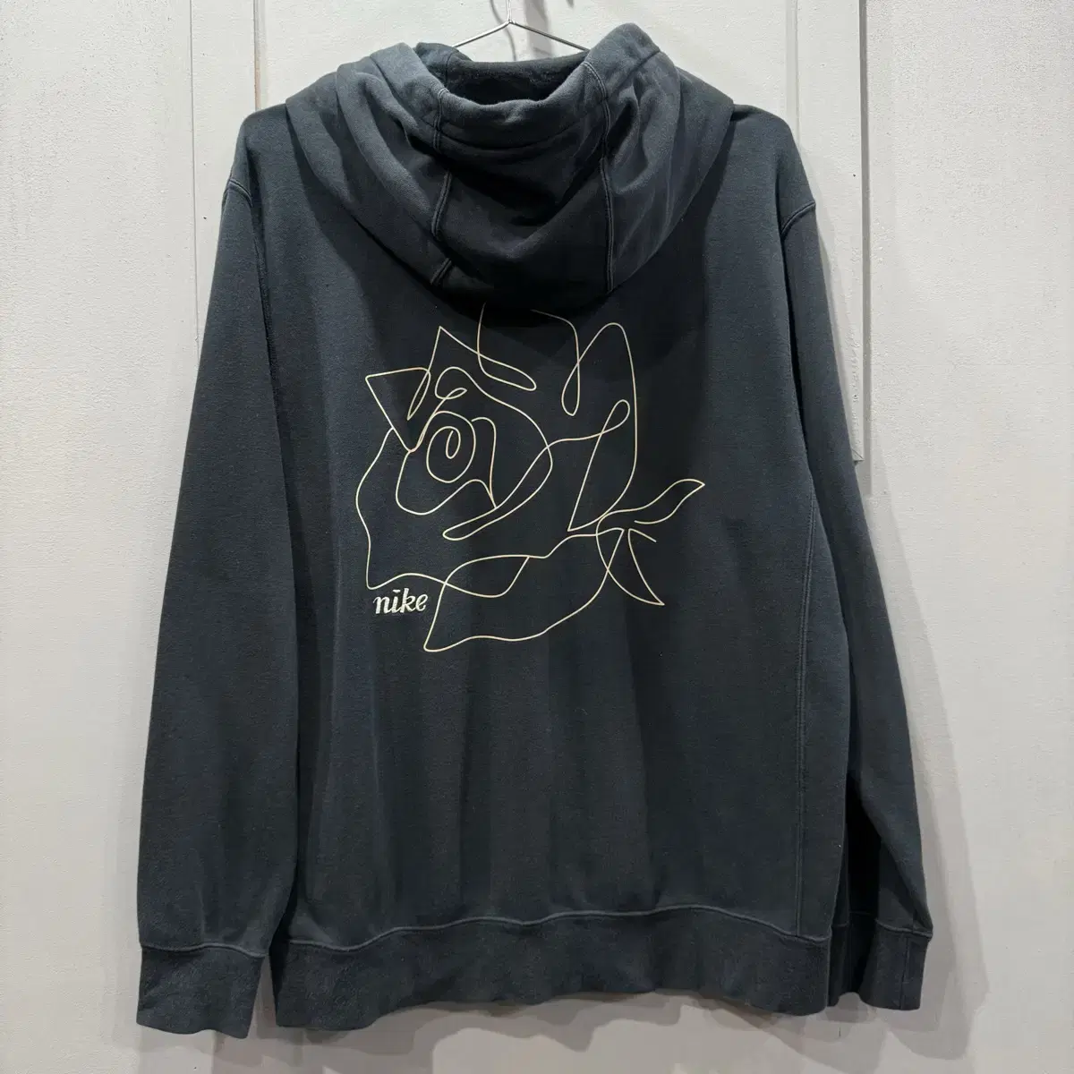 M Nike Gold Rose Logo Hoodie