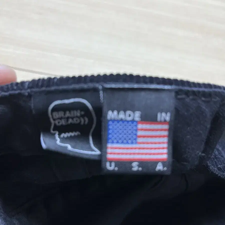 브레인데드 brain dead made in usa 코듀로이 캡