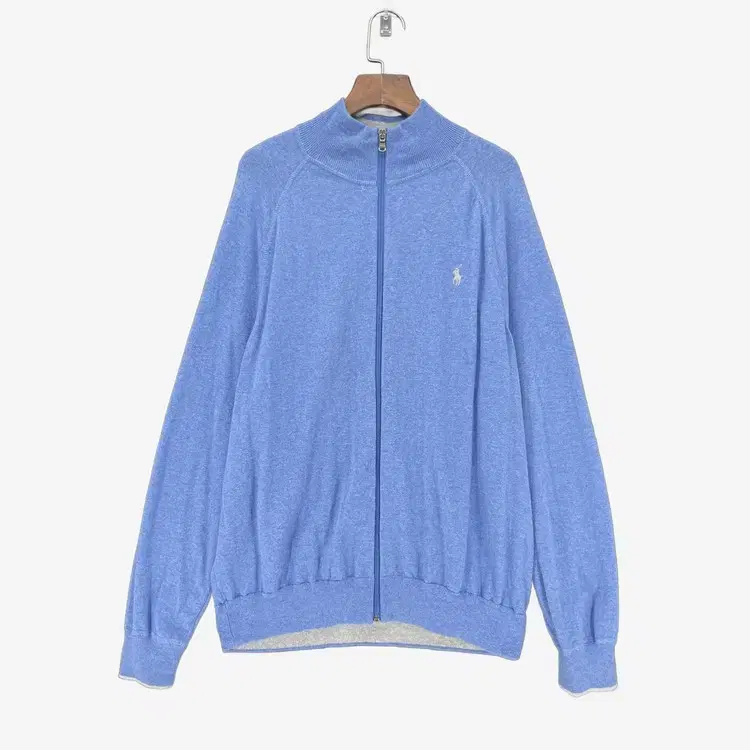 (XL) Polo Men's bloo Zipper Cardigan