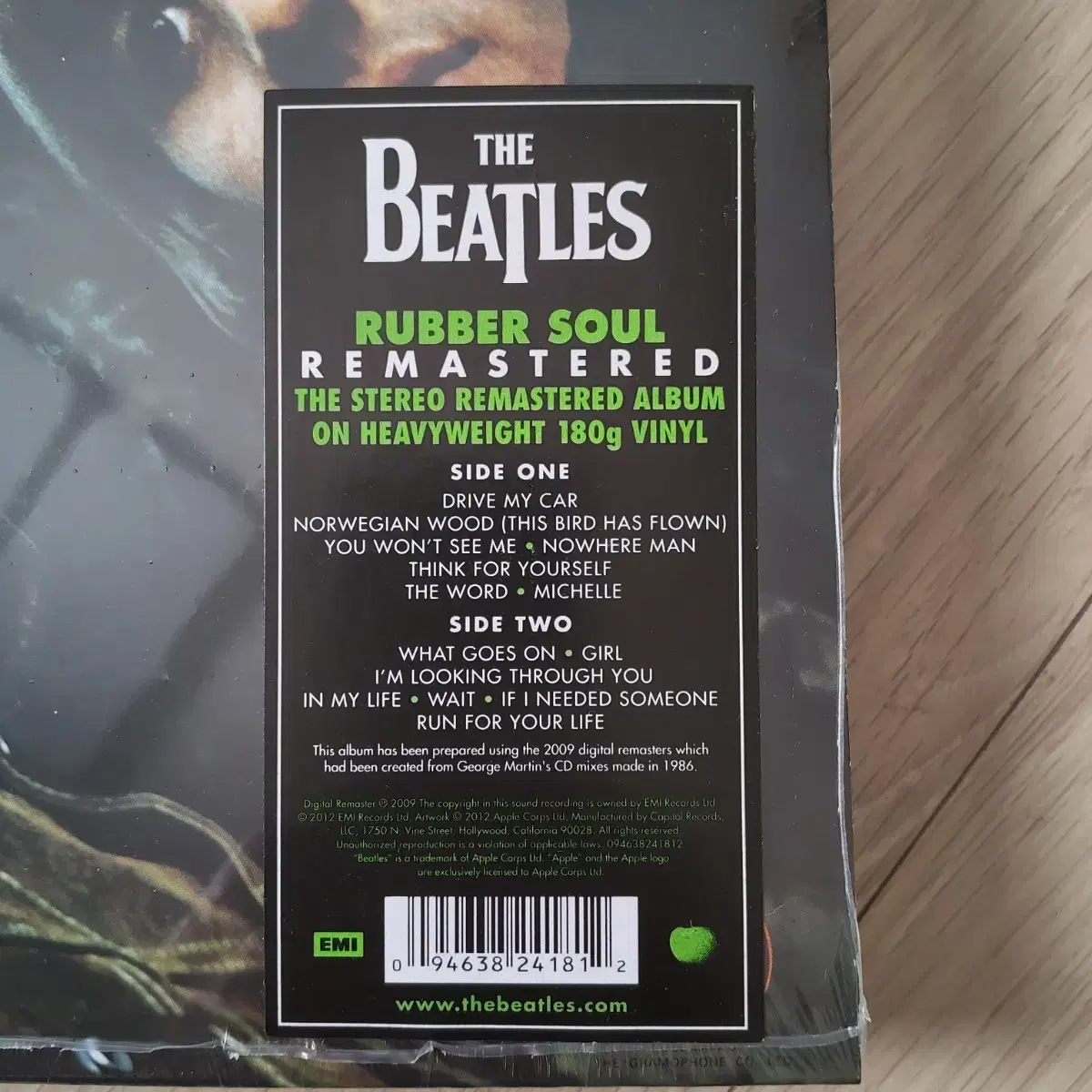 The Beatles 비틀즈 Rubber Soul 오리지날 아트웍 LP