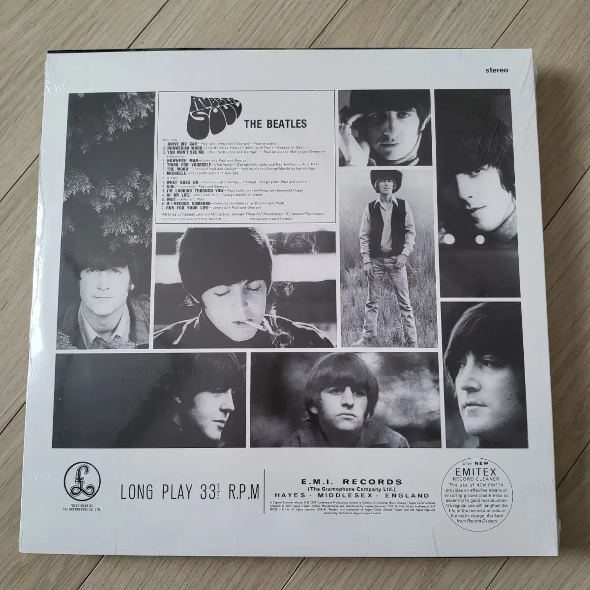 The Beatles 비틀즈 Rubber Soul 오리지날 아트웍 LP