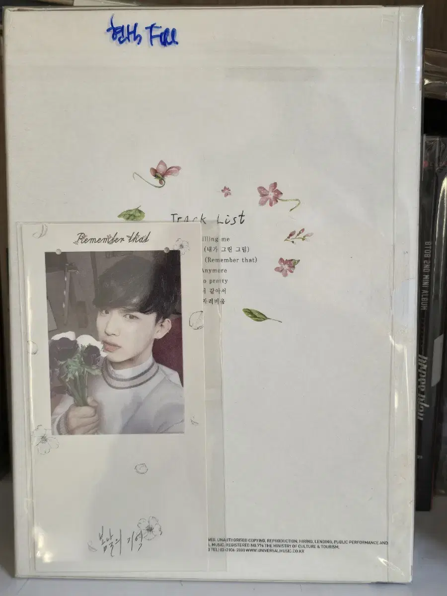 BTOB Remember That (Bom) First Edition [Hyunsik Photocard]