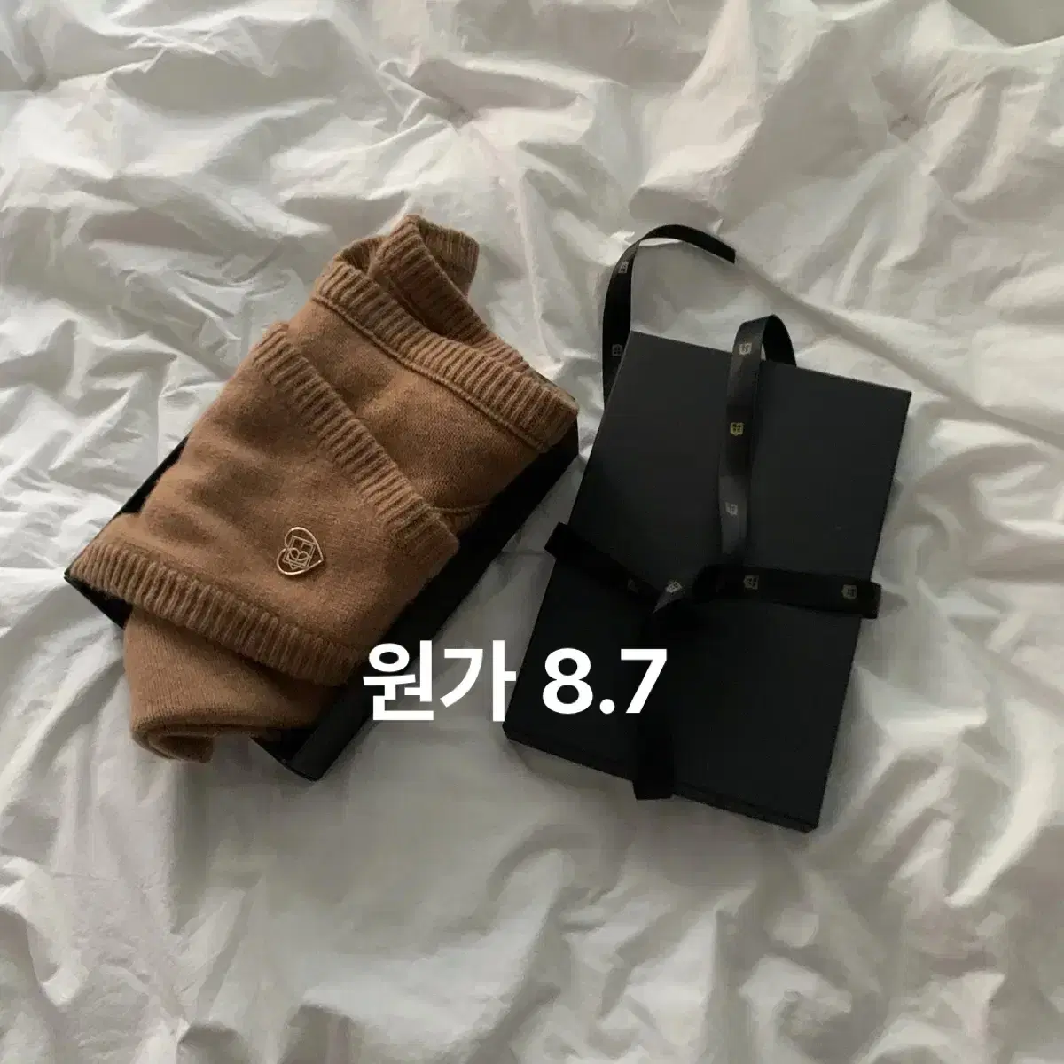 러브비쥐 , 봉긋 숄 머플러 카멜