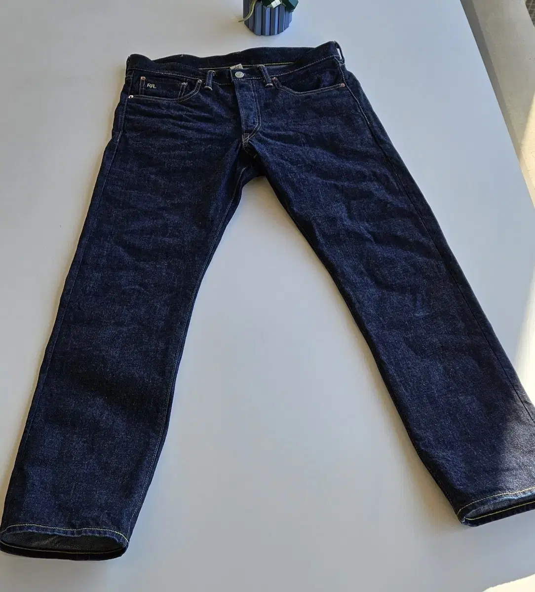 RRL Slim Fit Rigid Selvedge Denim 33-32