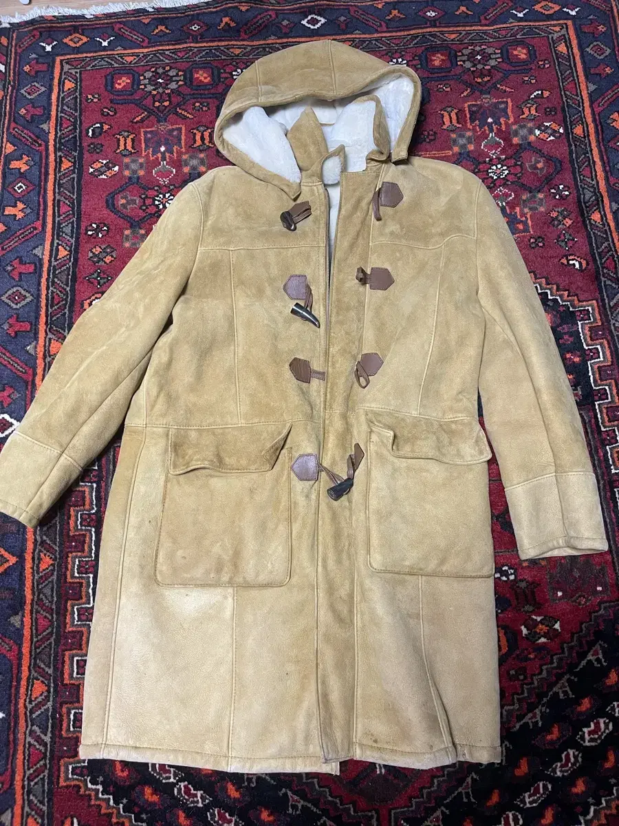 Brooks Brothers Mouton Duffel Coat Size L (110 fit)