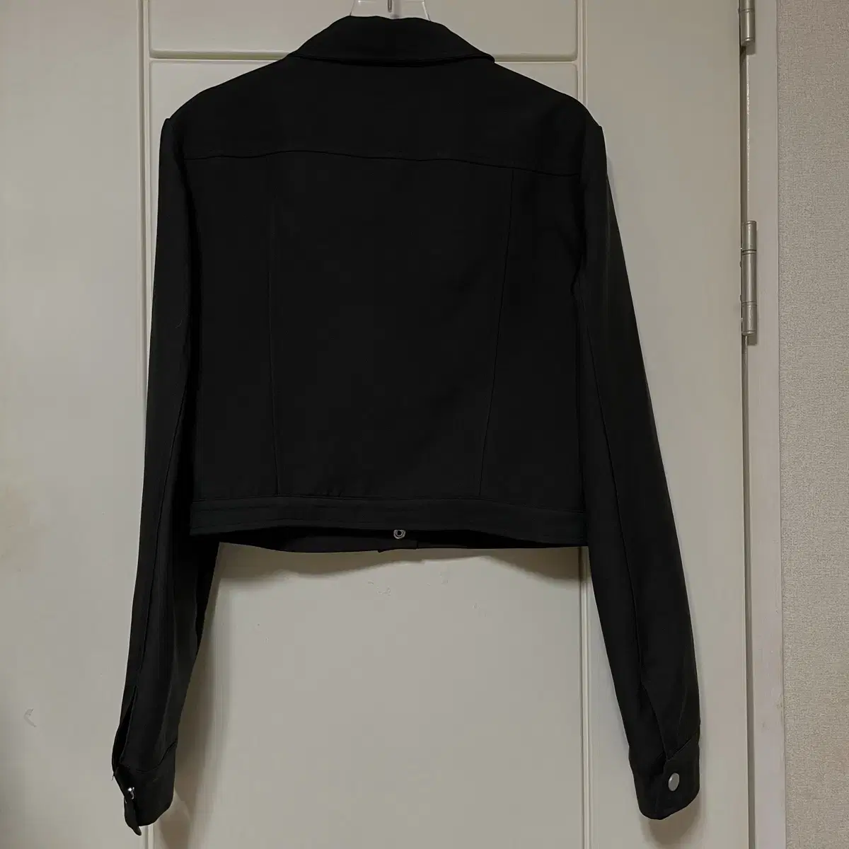 SIS-A  HIGH NECK SNAP JACKET / BLACK