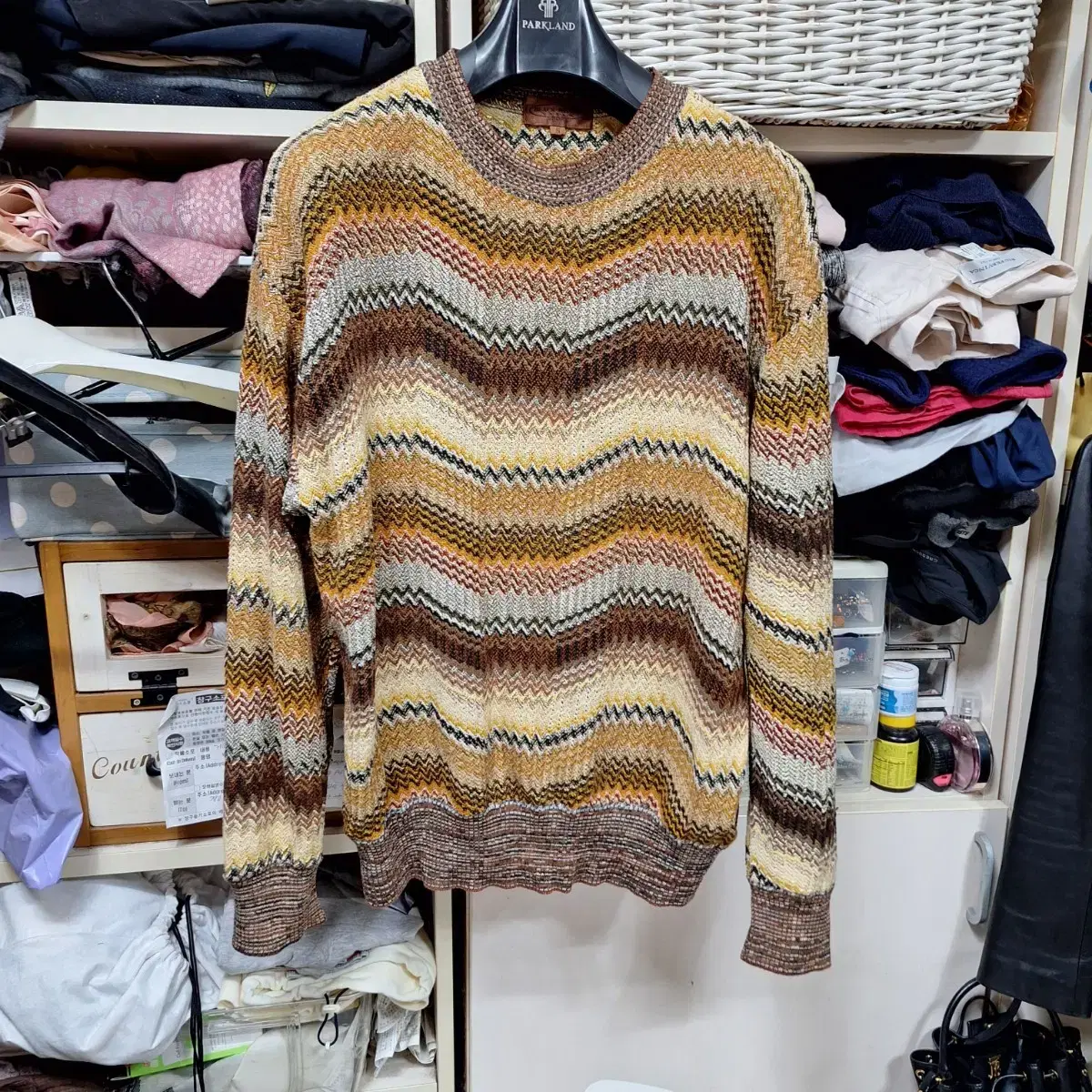 Black. Missoni. Knit Sweater