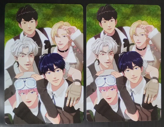 Plave Official Animated Collaboration Family Photocard