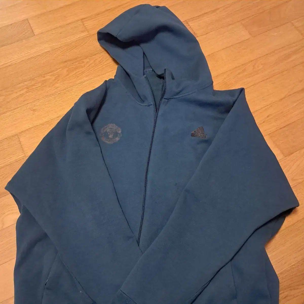 Rare Adidas Manchester Hoodie Zip Up