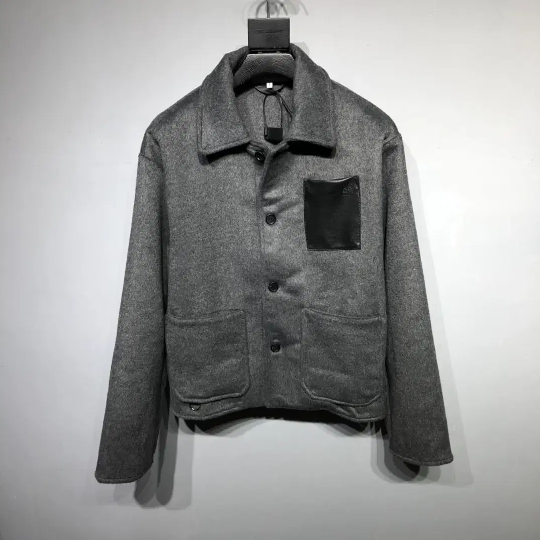 Loewe Gray cashmere jacket coat for Men