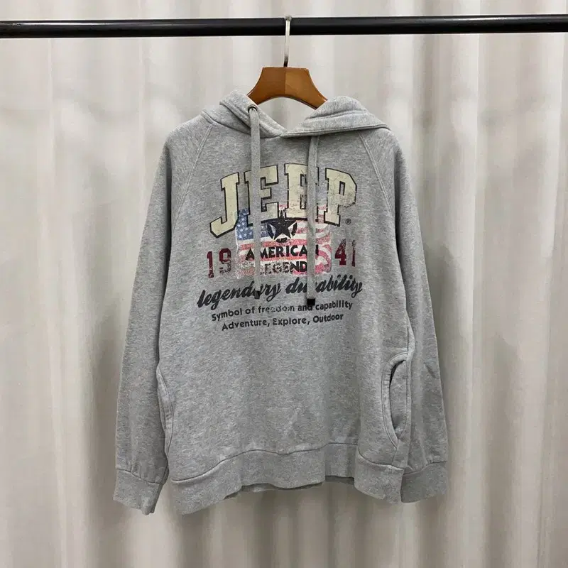 JEEP JEEP Star Spangled Banner Casual Hoodie 100 S04119