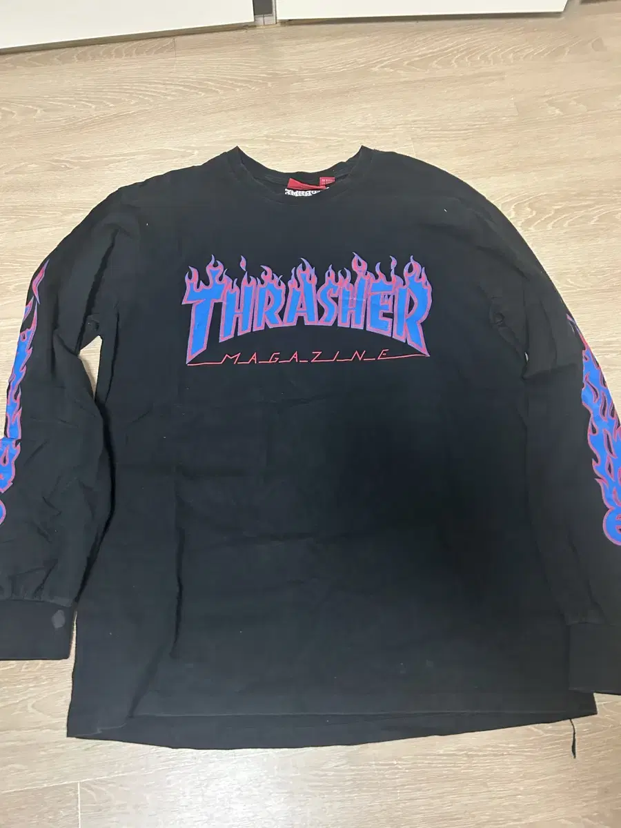 SUPREME x Thrasher Flame T-Shirt xl