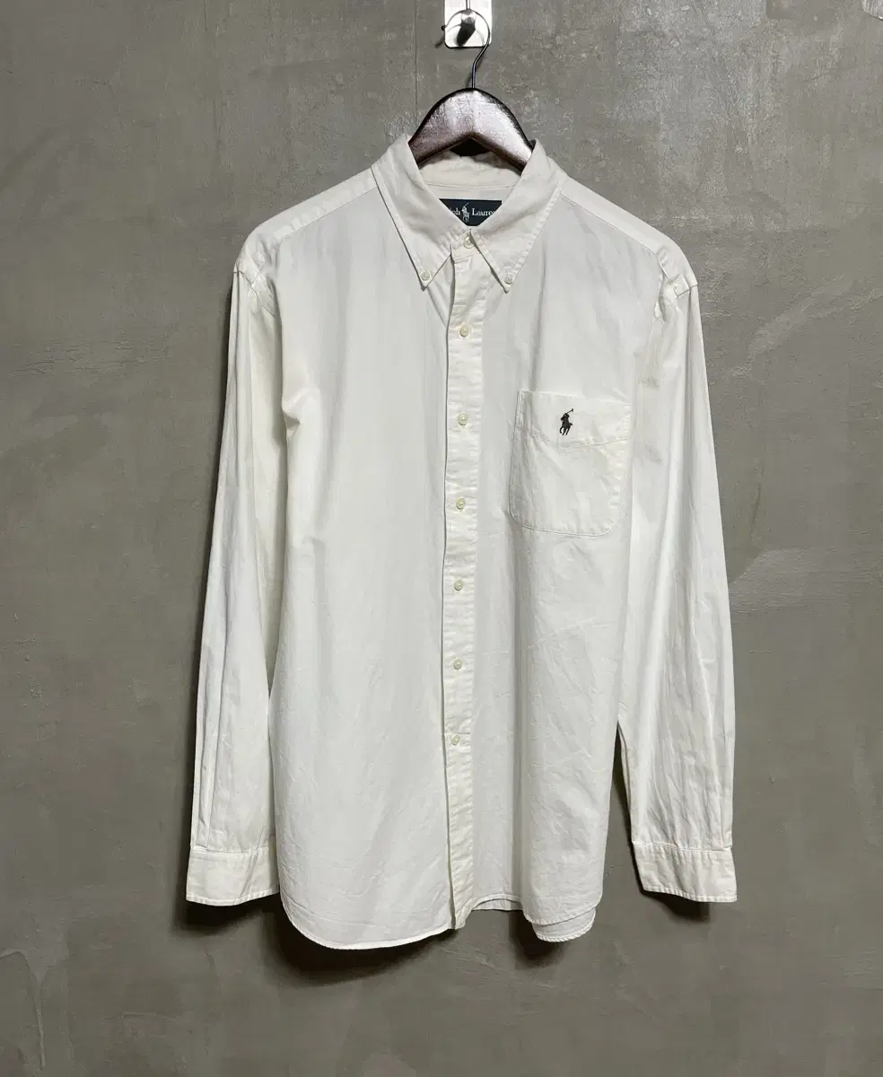 Genuine Ralph Lauren White Custom Fit Oxford Shirt