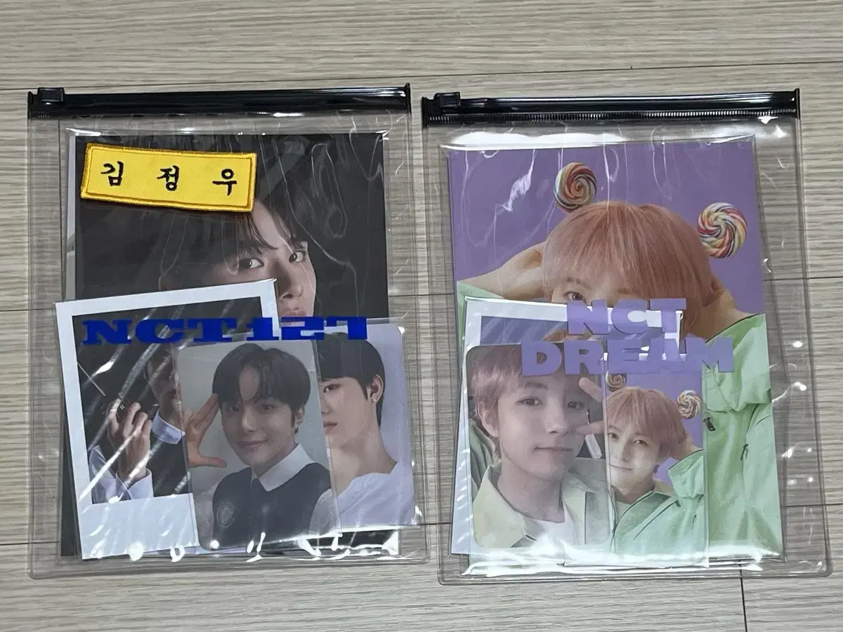 nct 127 dream renjun jungwoo seasons greetings photopack full configuration wts + kim jungwoo name tag