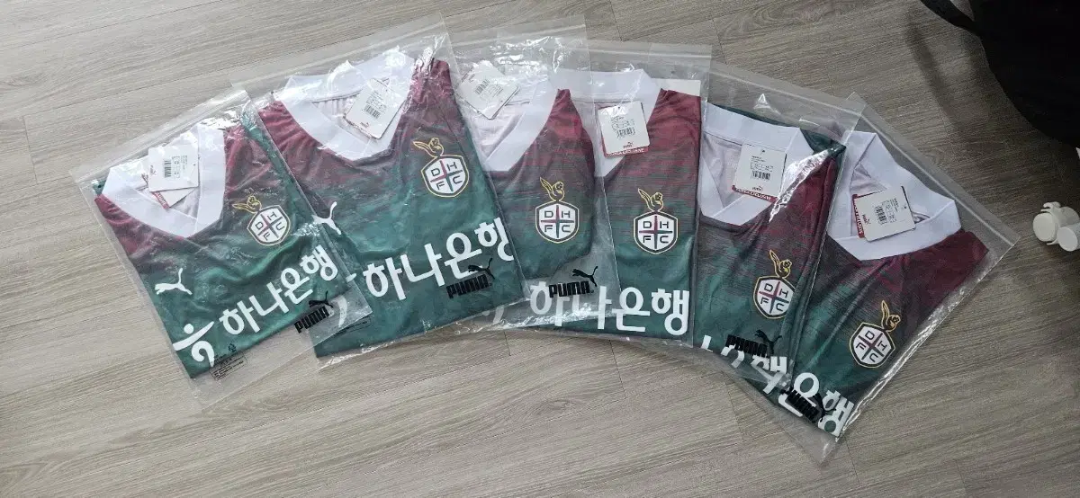 24시즌, 대전하나시티즌 홈유니폼 6장(2XL,L 판매완료)