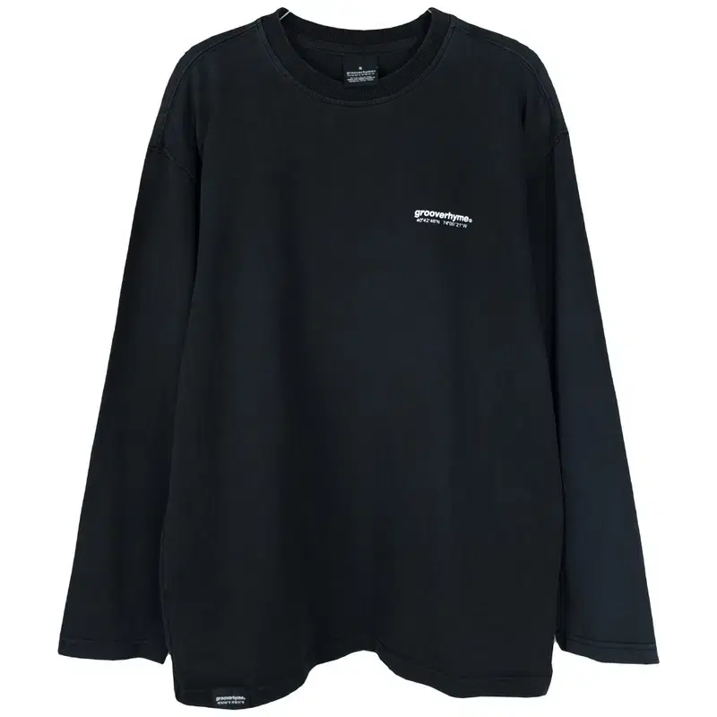 MANWON SHOP GRUBRIME Big Logo Print Long Sleeve Tee M04805