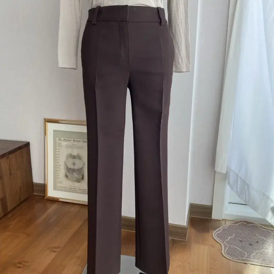 Massimo Dutti 마시모두띠 버건디 슬랙스(EUR 36)