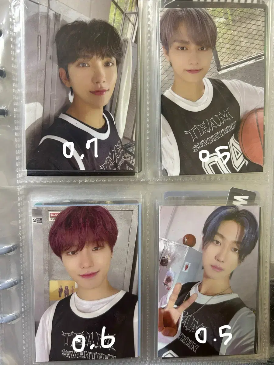 Seventeen seasons greetings kit BasketballTeen Photo Card photocard WTS