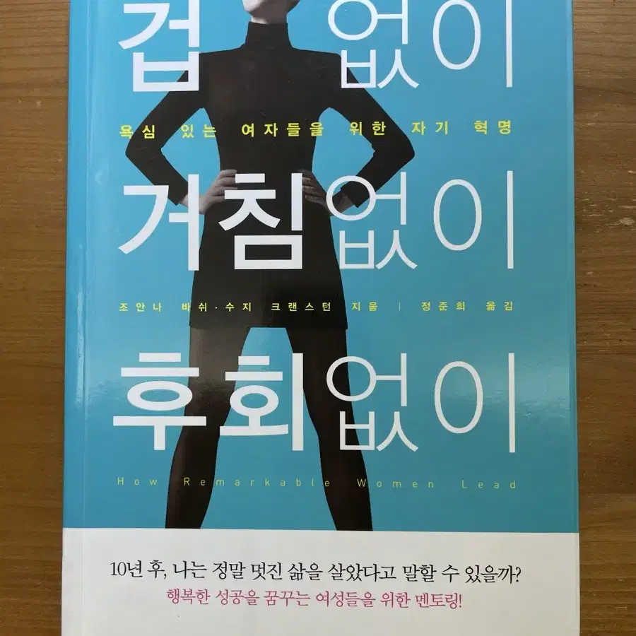 겁 없이 거침없이 후회없이 - 조안나 바쉬