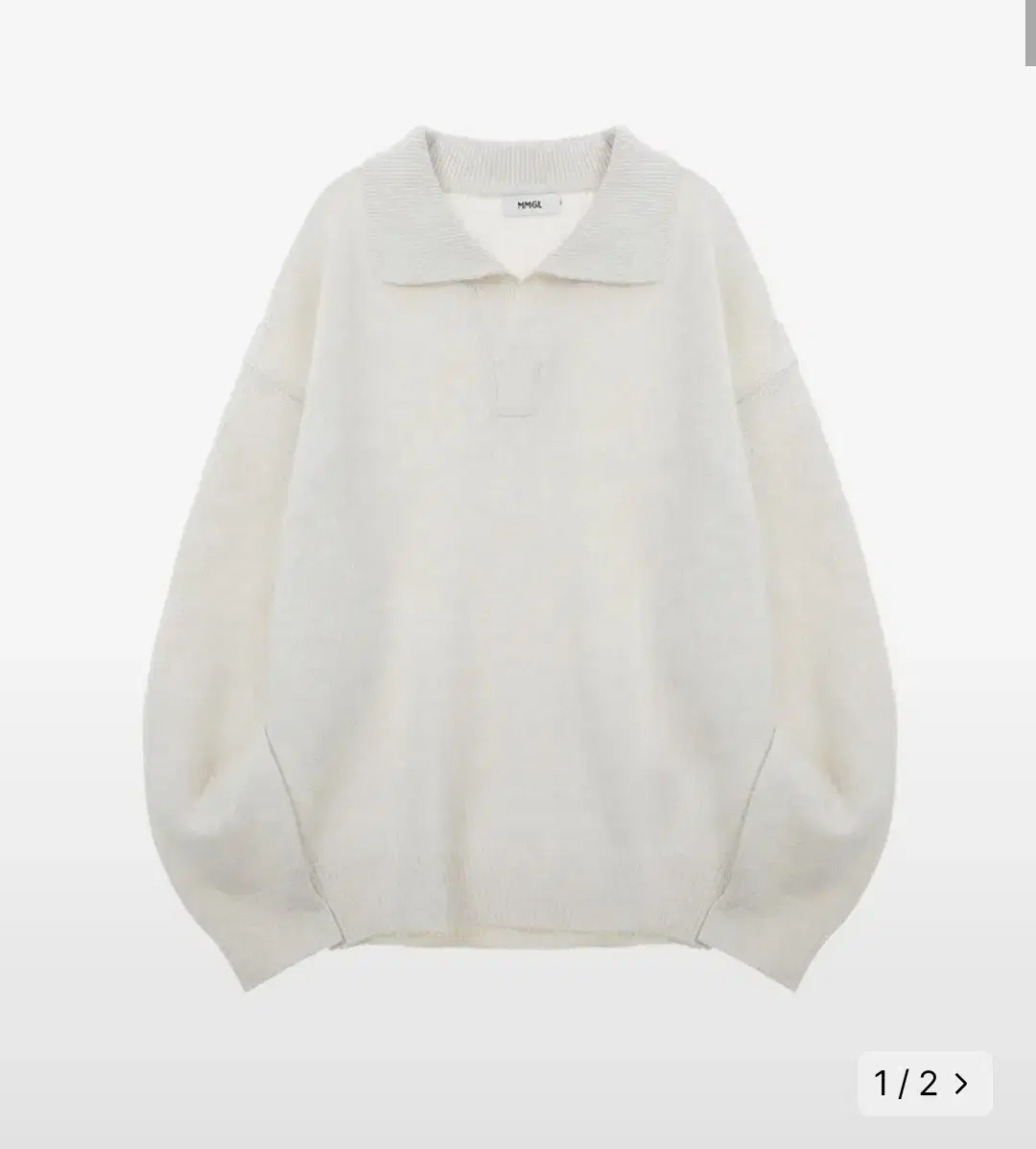 M.M.J.I. MMGL Oversized kara Sweater in Pebble Beige